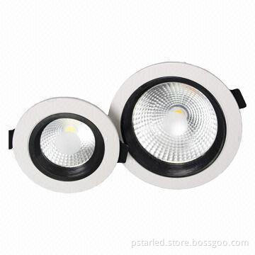 COB 240V LED Downlight w/ >0.95PE, 3-year Warranty/Energy-saving/CE/RoHS Certificate/High Efficiency